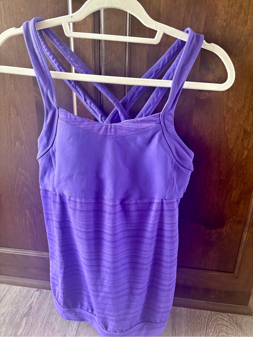 Athleta Purple Crisscross Tank Top
